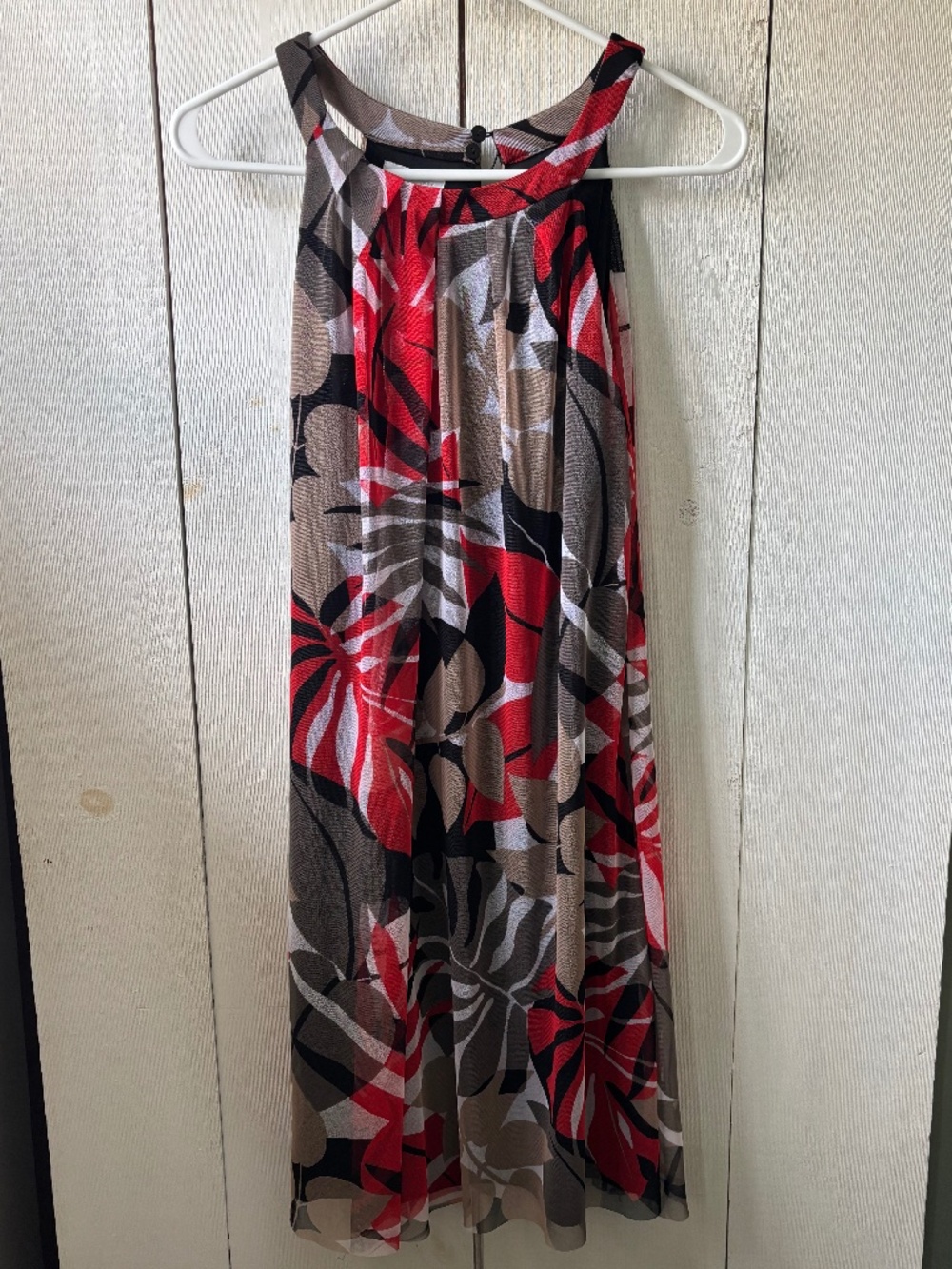 Woman’s beachy flowy dress